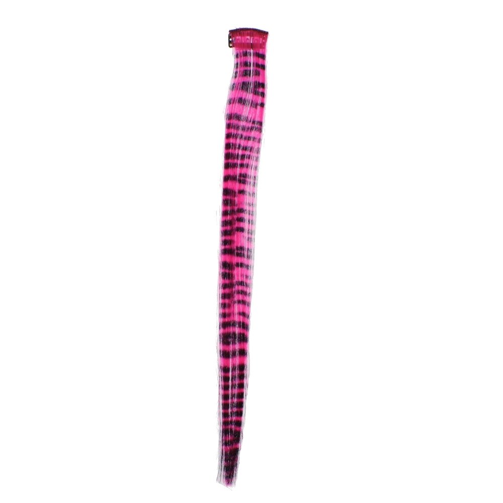 Zac's Alter Ego - Zebra print Haarextensie - Roze